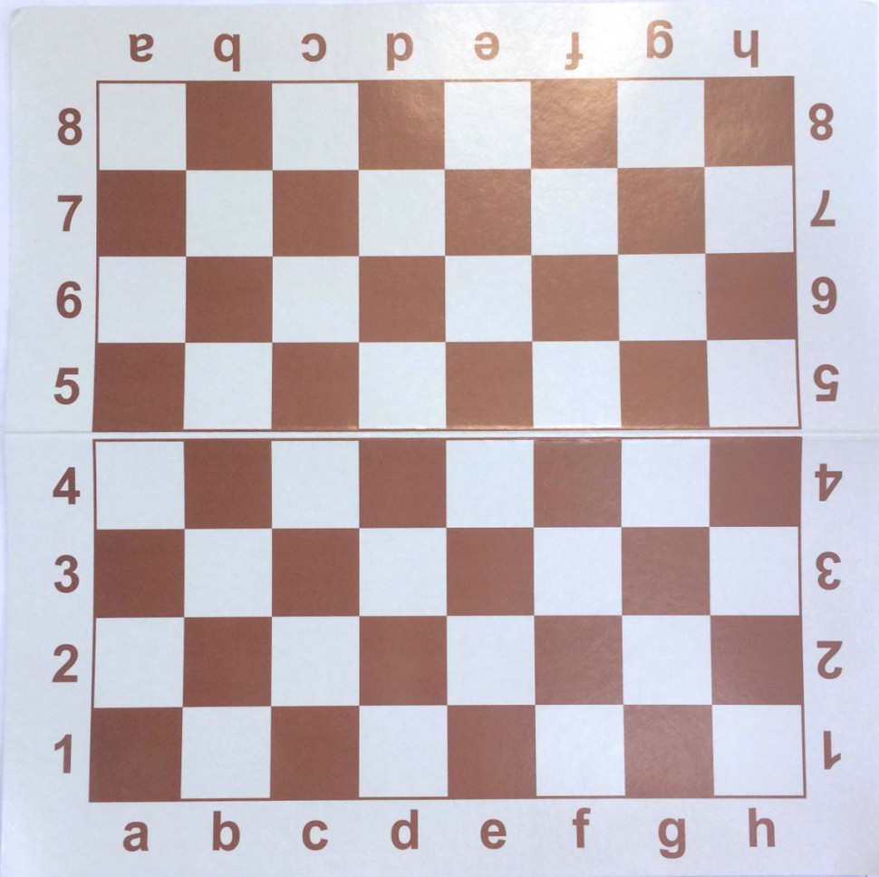 Шахматная доска из картона 33 см